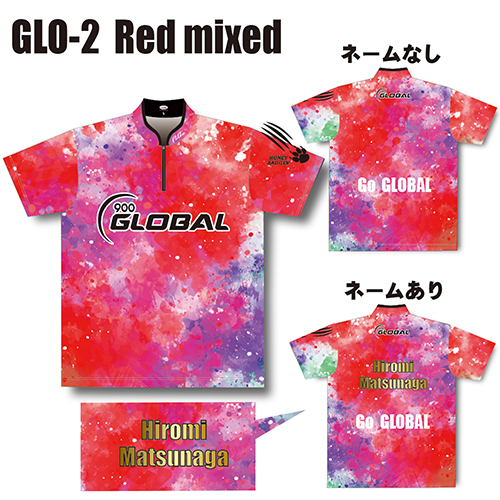 ABSハニーバジャーウェアレッドミックスドGLO-2名入れ無し