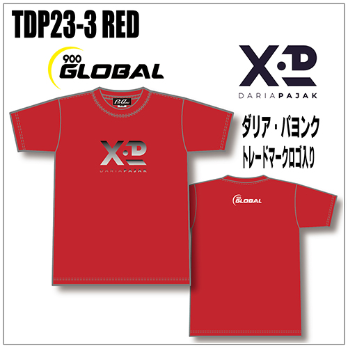 ABSダリアモデルTシャツTDP23-03レッド