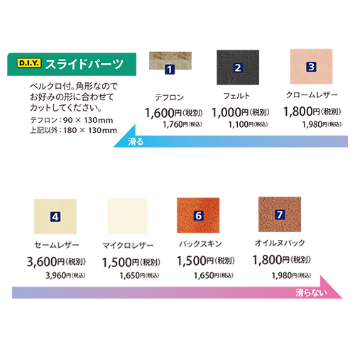 ABSスライドパーツ